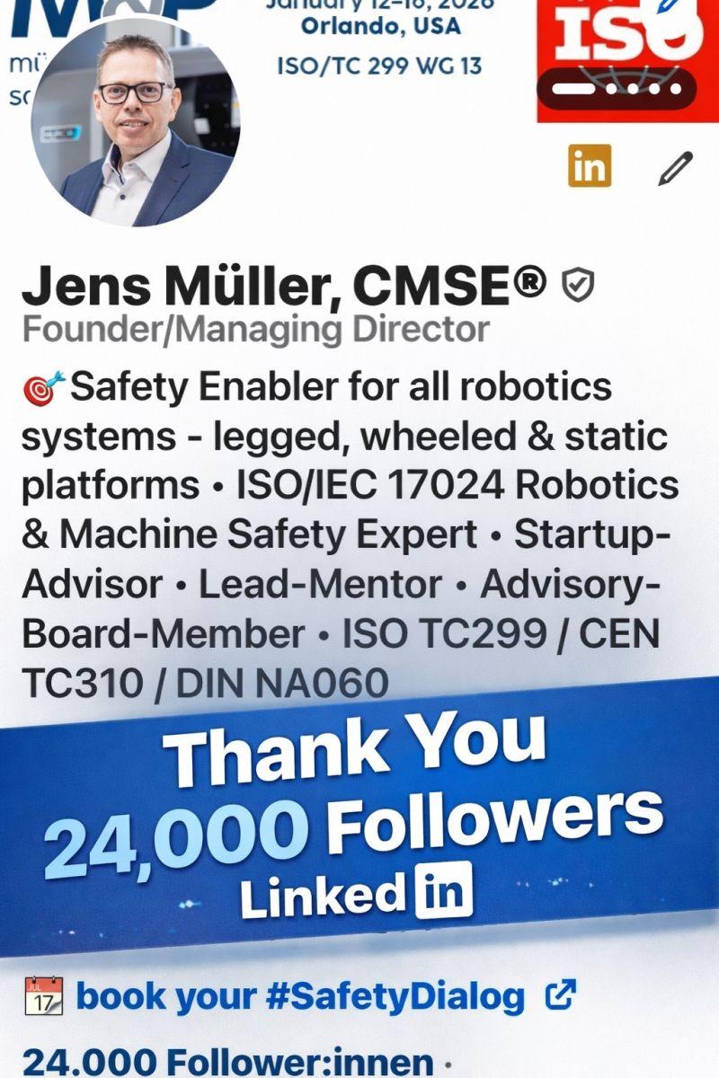 24.000 Follower auf LinkedIn - DANKE von Herzen